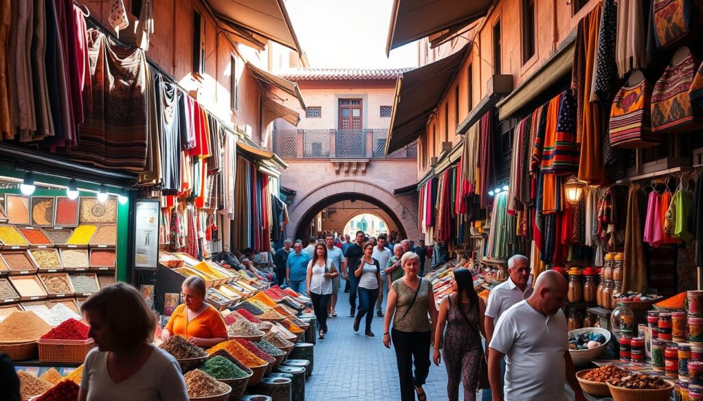 Souk El Had market scene